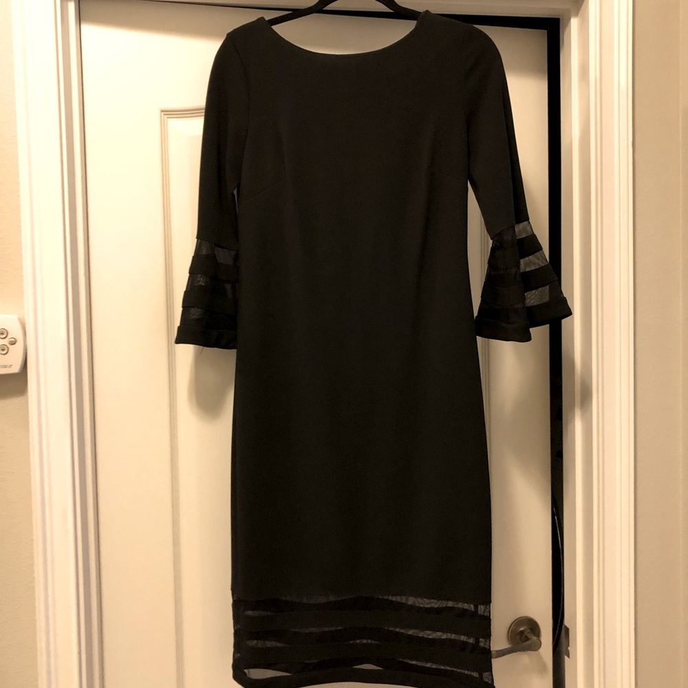 Calvin Klein, 3/4 sheer bell sleeve, worn once, smoke free home